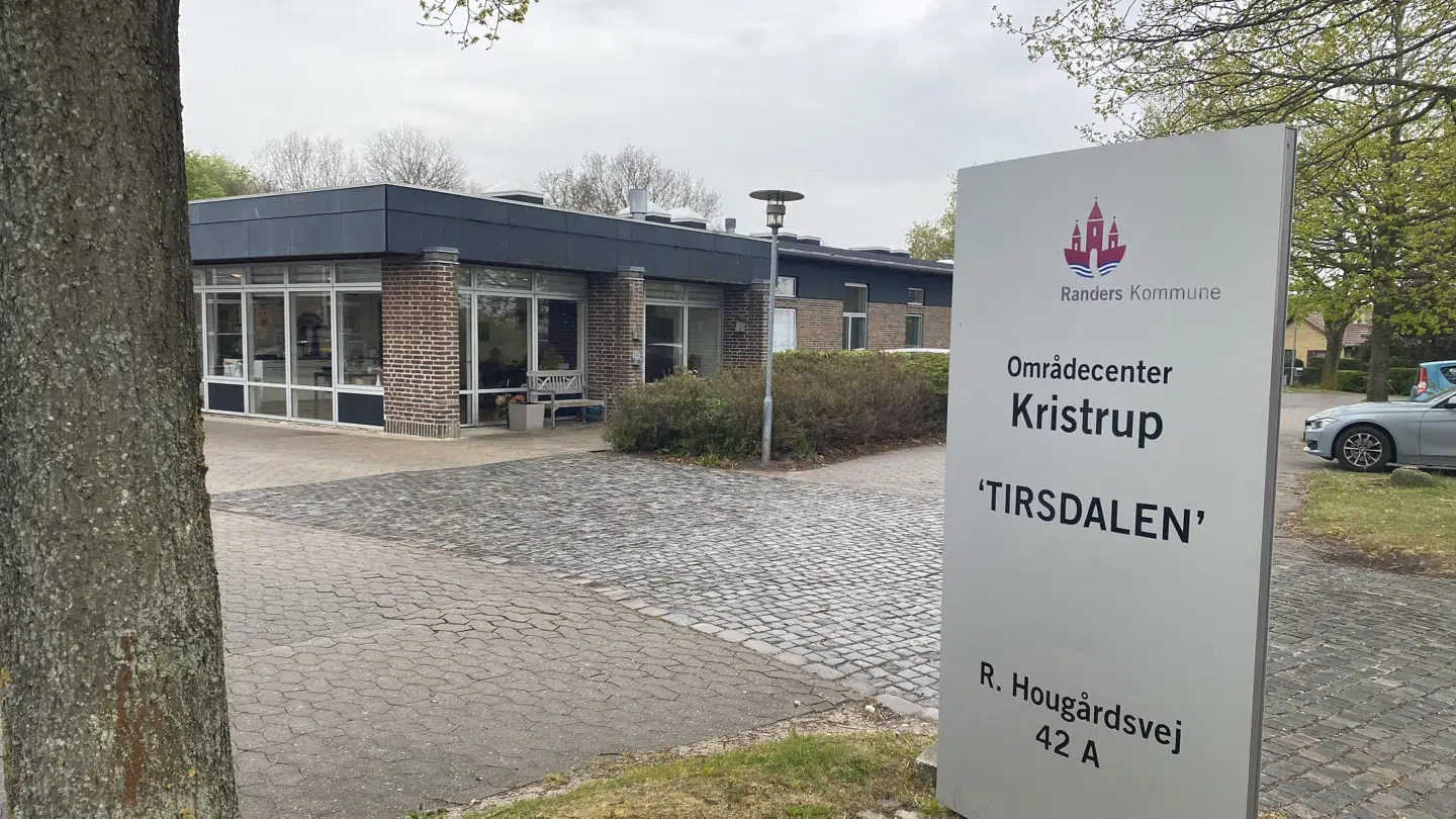 Gerningsstedet er Plejecenter Tirsdalen i Randers, hvor alle ofrene boede. Foto: Nina Gaunø Fredberg
