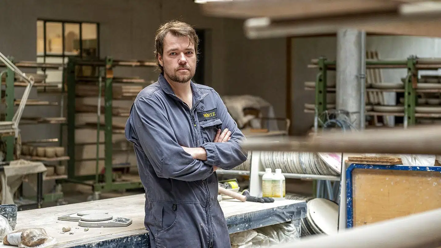 Kasper Würtz og keramikerfirmaet K H Würtz, vandt for nyligt en meget eksponeret retssag om ophavsret mod tv-kendis Christian Bitz. Nu skal retten se på erstatningskravet. (Foto: Mads Dalegaard/Ritzau Scanpix)