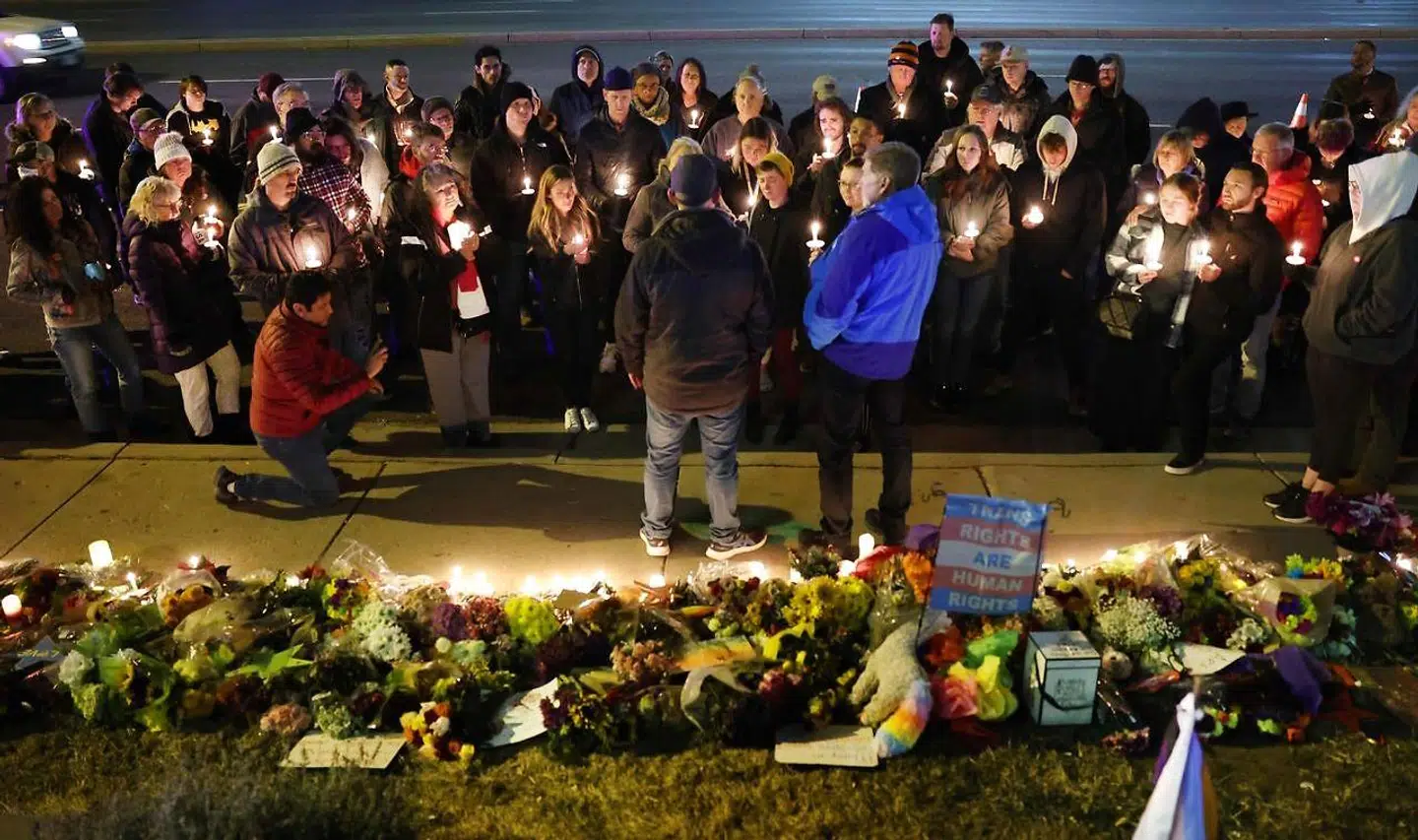 Mindehøjtidelighed for ofrene efter masseskyderi i Colorado Springs. Scott Olson/Getty Images/AFP