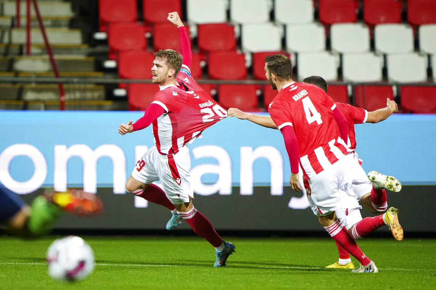 Marco Ramkilde scorede sit hidtil eneste mål i Superligaen, da han gjorde det til 1-0 mod Viborg FF i oktober. AaB tabte kampen 1-3. Bo Amstrup/Ritzau Scanpix