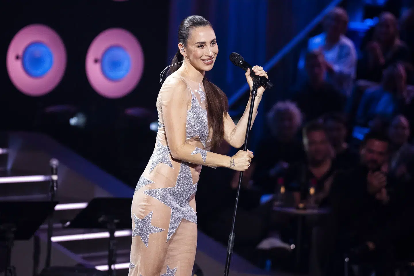 Sangeren Medina skal være alene med sine to børn, Tyler og Eliott, de næste seks måneder, fordi hendes mand er udsendt. Begge børn er under to år. (Arkivfoto). Martin Sylvest/Ritzau Scanpix