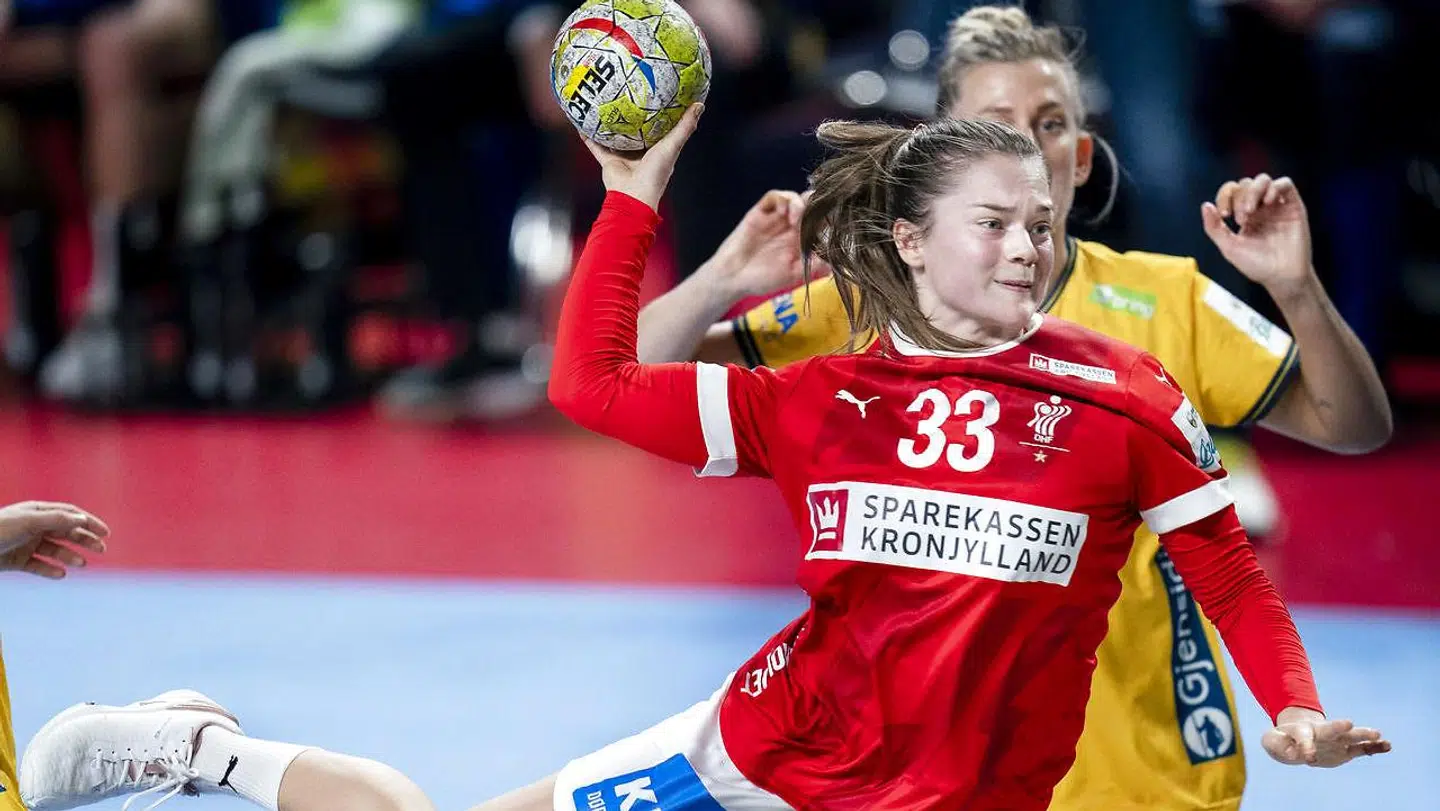 Emma Friis under årets EM.