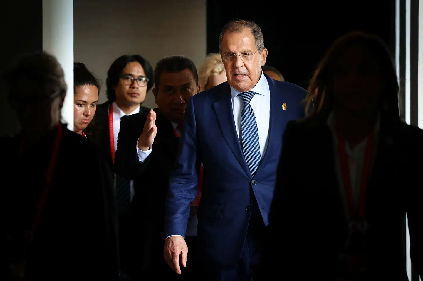 Ruslands udenrigsminister, Sergej Lavrov, er ved G20-topmødet på Bali i Indonesien i disse dage. Russian Foreign Ministry/Reuters