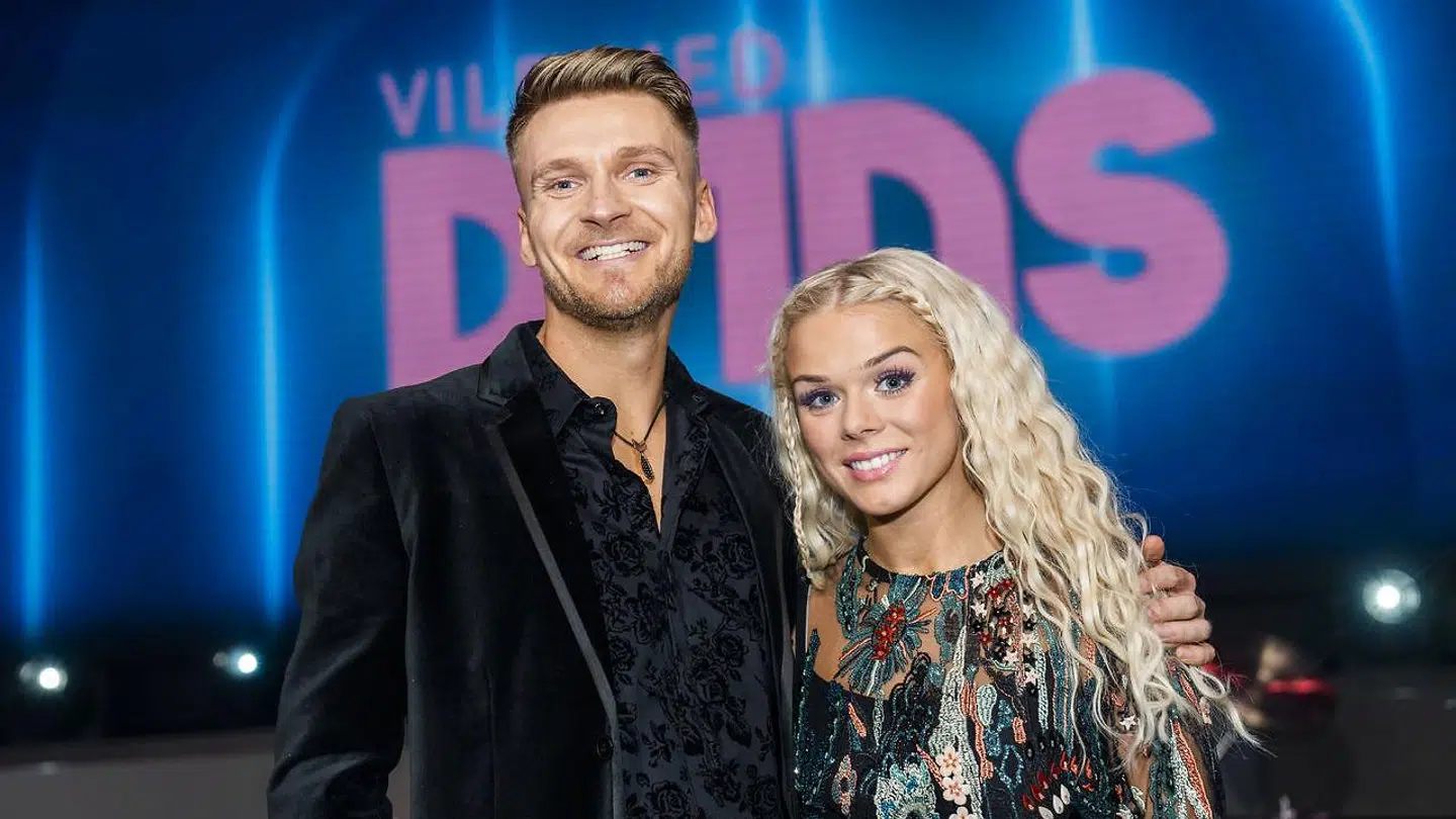 Daniel Wagners Instagram-profil er steget med 123 procent følgere siden starten af 'Vild med dans'. Her står han med dansepartner Asta Björk.