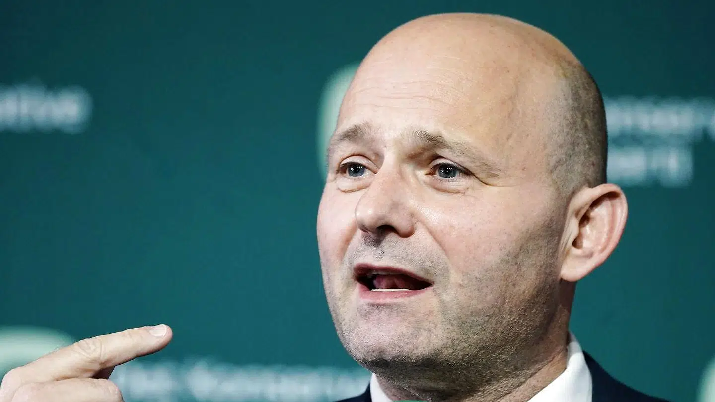På valgaftenen afviste Søren Pape Poulsen (K) blankt, at han ville gå af som formand.