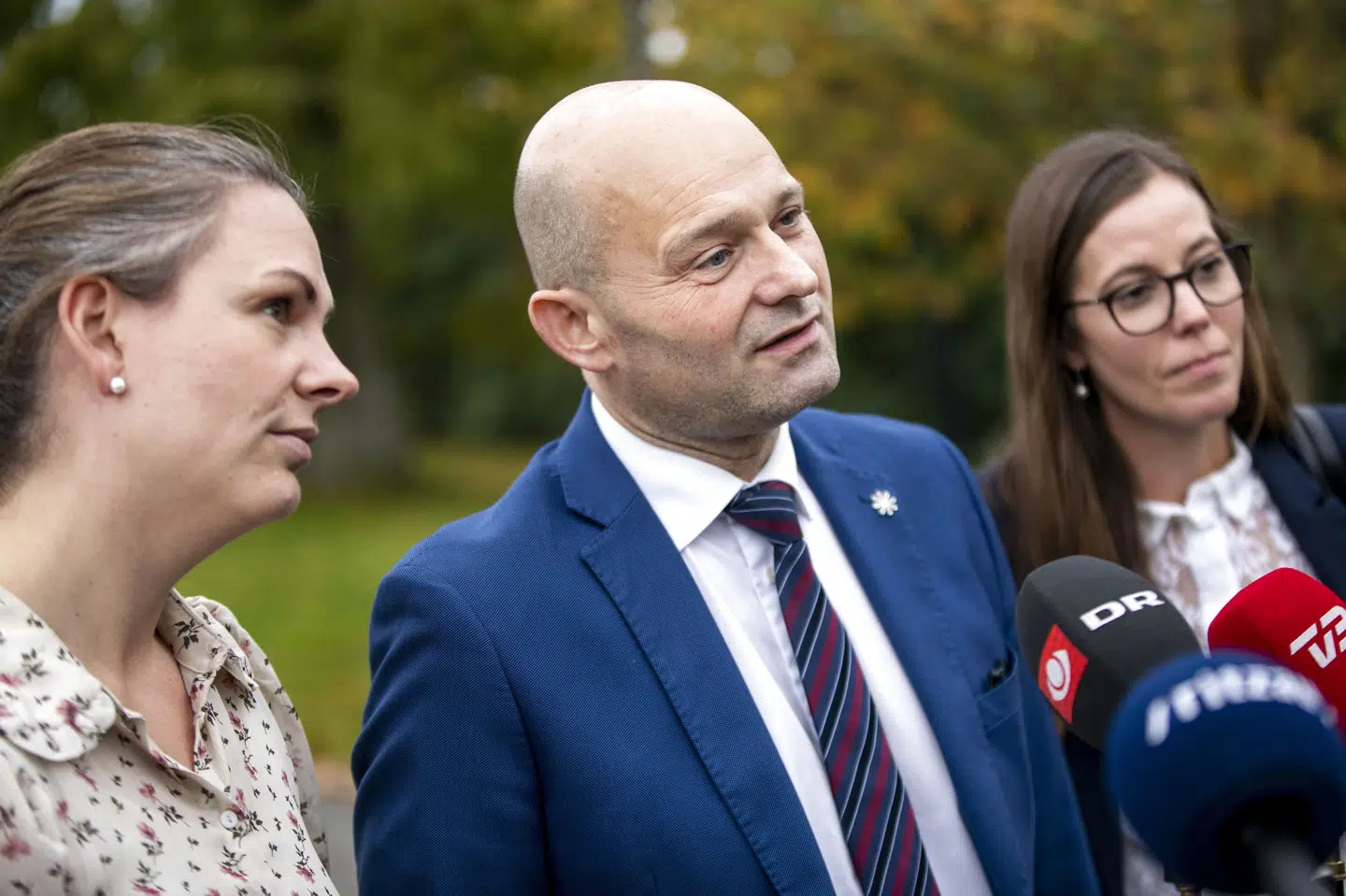 Søren Pape Poulsen (K) gik efter statsministerposten, men De Konservative gik tilbage, og nu breder den interne uro sig. Her ses Pape til regeringsforhandlinger efter valget. Her er det S-formand Mette Frederiksen, der har serveretten. Nikolai Linares/Ritzau Scanpix