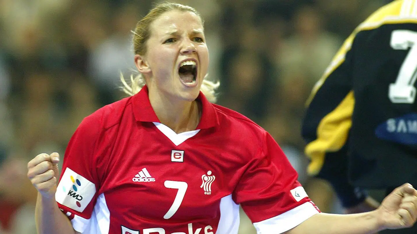Christina Roslyng til EM i 2002, hvor Danmark løb med guldet.
