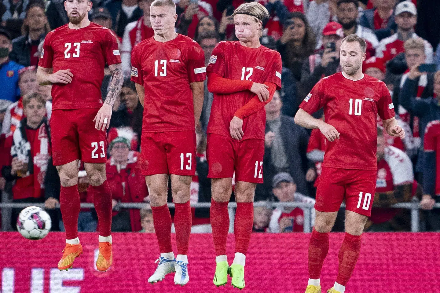 Landsholdsspillerne får en god sjat penge bare for at være med til VM i Qatar. (Arkivfoto). Liselotte Sabroe/Ritzau Scanpix