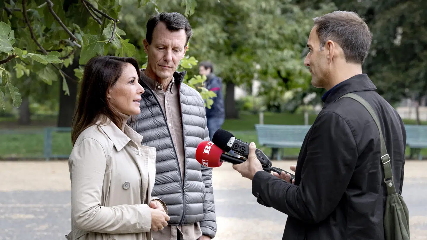 Prins Joachim og prinsesse Marie fortæller B.T.-journalist Jacob Heinel om deres skuffelse i forbindelse med, at børnene har fået frataget deres titler.