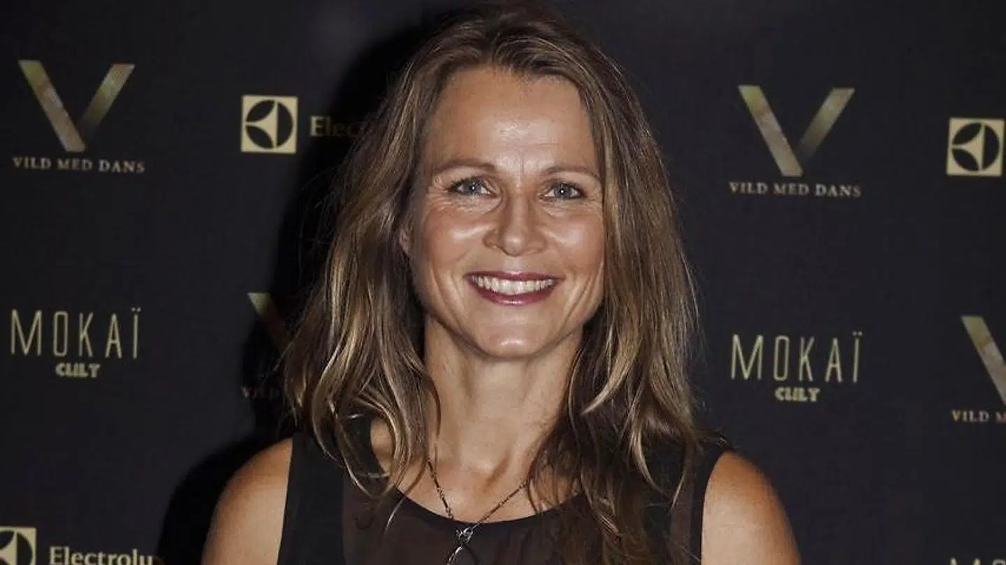 Rød løber til Vild med dans forud for det store Knæk Cancer program fredag d. 25. oktober 2013. Her ses Marianne Florman