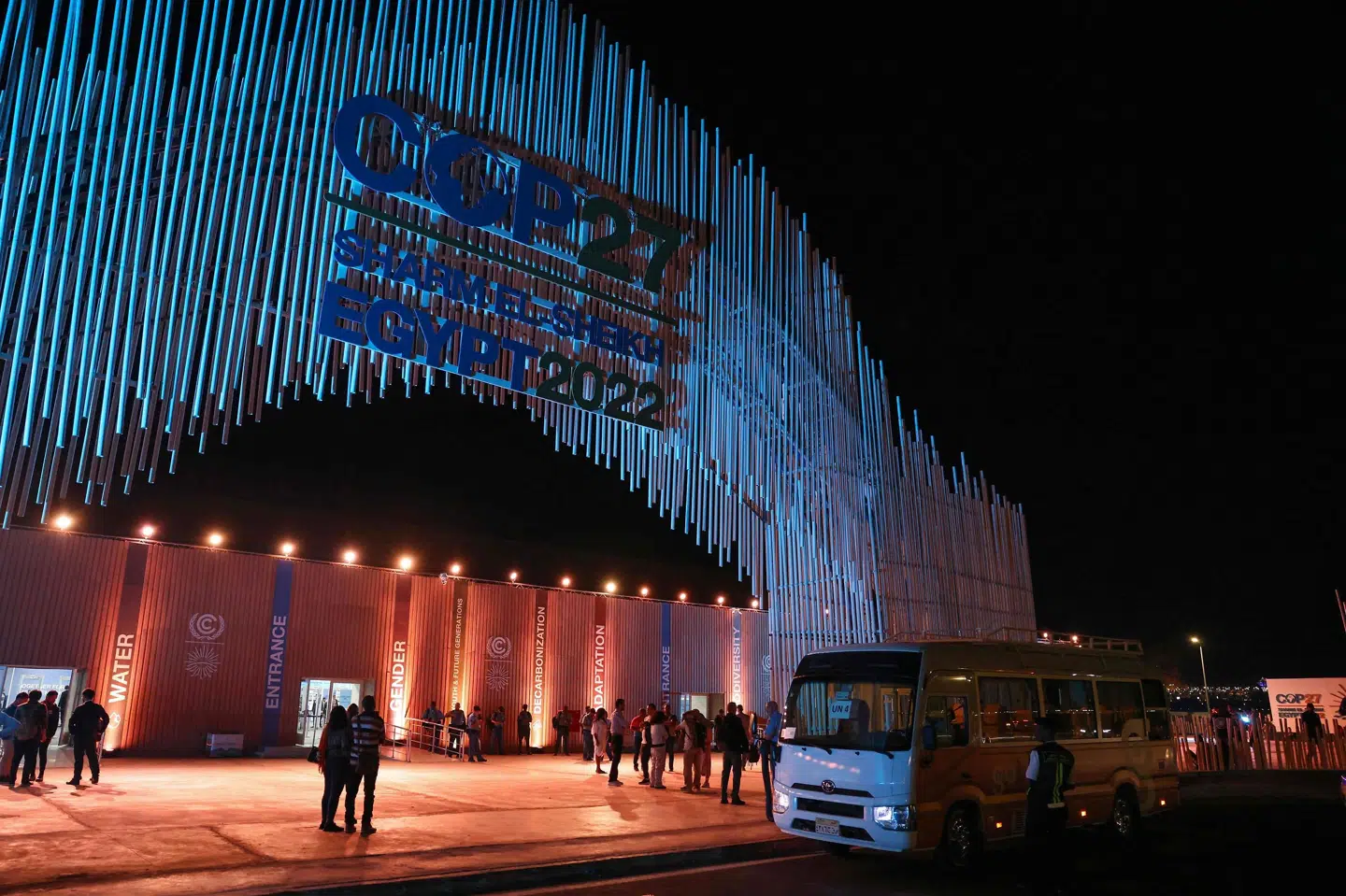 Søndag indledes COP27 i Sharm el-Sheikh i Egypten. Lørdag aften er det ikke afklaret, om der kommer en dansk deltager på politisk niveau, og hvem det i givet fald bliver. (Arkivfoto). Joseph Eid/Ritzau Scanpix