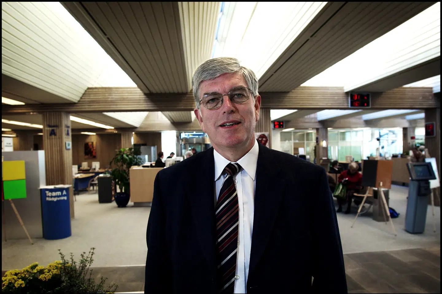 Niels Valentin Hansen var direktør i Roskilde Bank frem til foråret 2007. Banken gik ned i august 2008 og indvarslede finanskrisen. Han er sagsøgt i en retssag anlagt af det statslige selskab Finansiel Stabilitet. (Arkivfoto). Liselotte Sabroe/Ritzau Scanpix