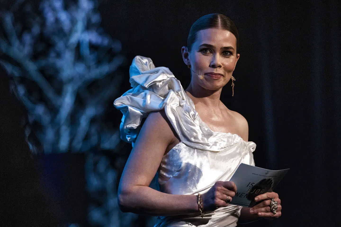 Birgitte Hjort Sørensen, der blandt andet er kendt for sin rolle i DR-dramaet Borgen, skal igen i år være vært for prisuddelingen Isbjørnen. (Arkivfoto). ólafur Steinar Rye Gestsson/Ritzau Scanpix