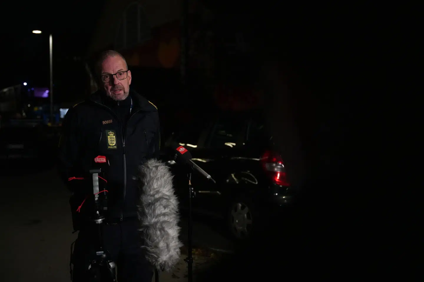 Politiinspektør Tommy Laursen kunne på et pressemøde onsdag aften ikke sige noget om motivet til drabet på en 23-årig mand på Christiania. Emil Helms/Ritzau Scanpix