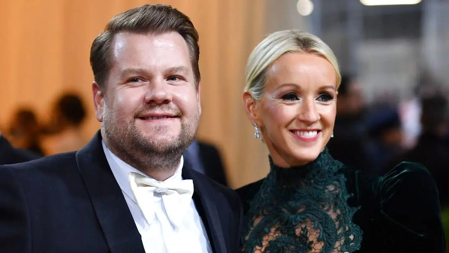 James Corden har nu forklaret, at han blev sur på sin kones vegne.