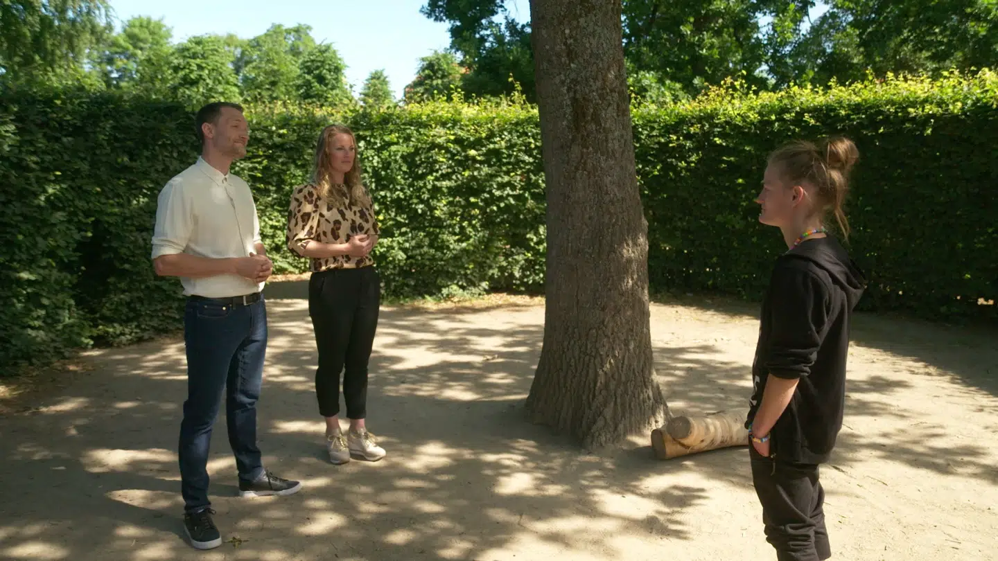 Kenneth Hansen og Mette Djernis er eksperterne, der skal hjælpe Daniella.