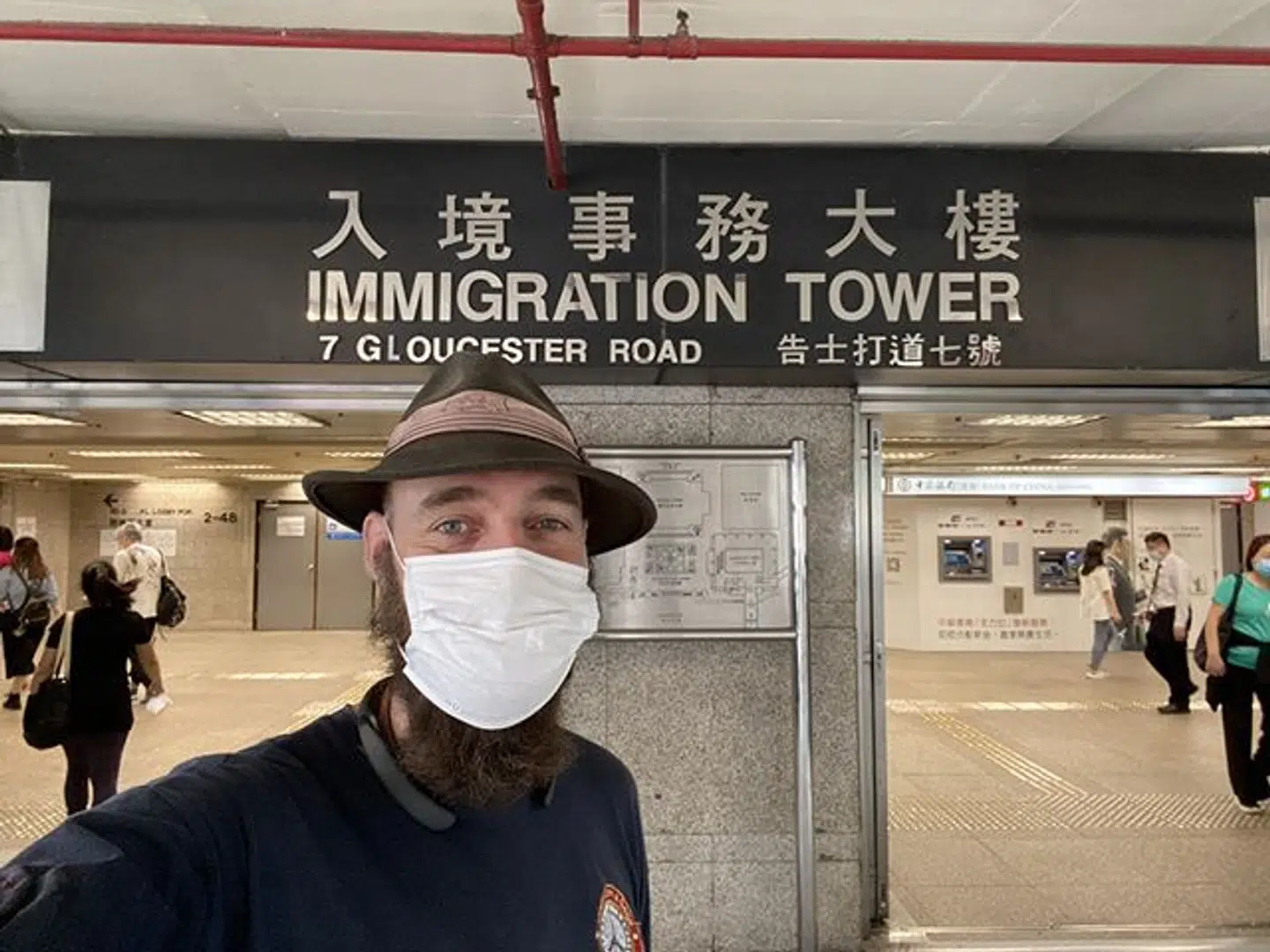 Torbjørn Pedersen var strandet i Hongkong under corona. Foto: @onceuponasaga.