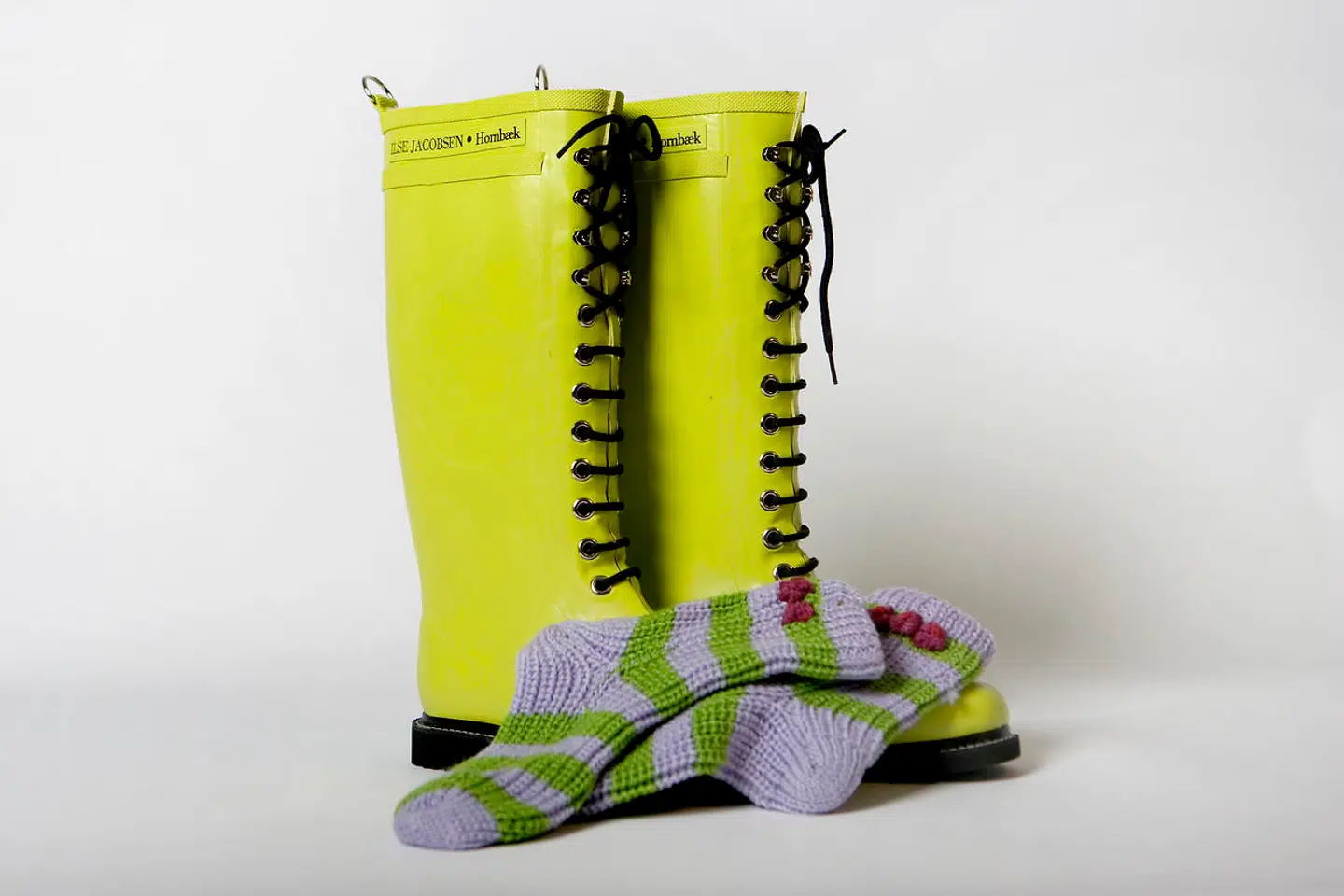 De næsten legendariske gummistøvler, der gjorde Ilse Jacobsen berømt.