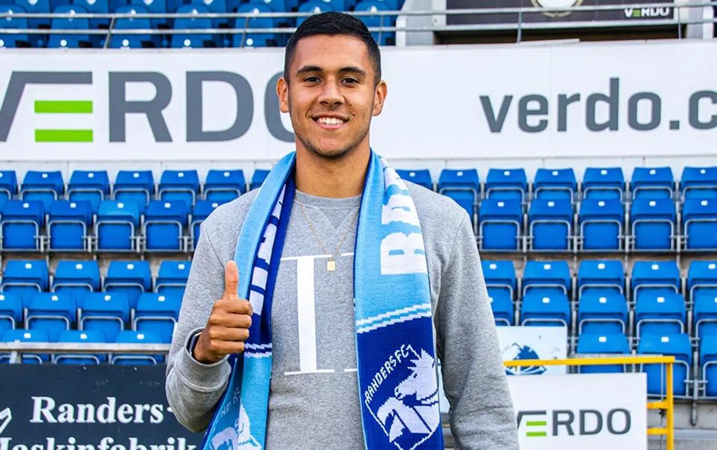 For et år siden hentede Randers FC Joel Kabongo til klubben, men nu må forsvarsspilleren altså indstille karrieren på grund af en knæskade. Arkivfoto