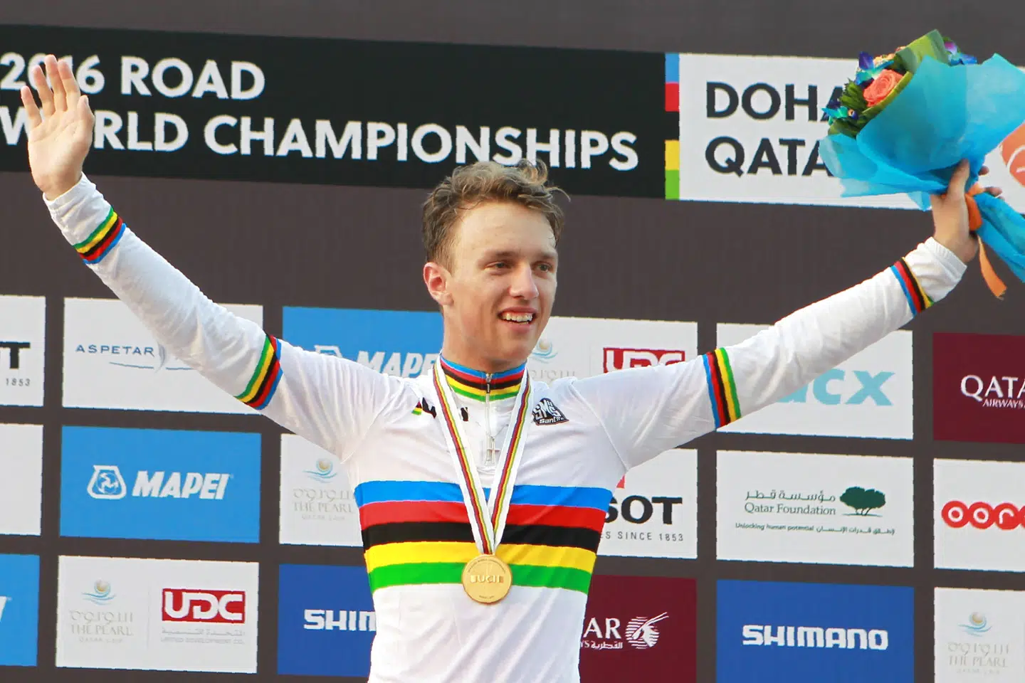 Jakob Egholm vandt guld ved juniorernes VM i 2016. (Arkivfoto). Khaled Desouki/Ritzau Scanpix