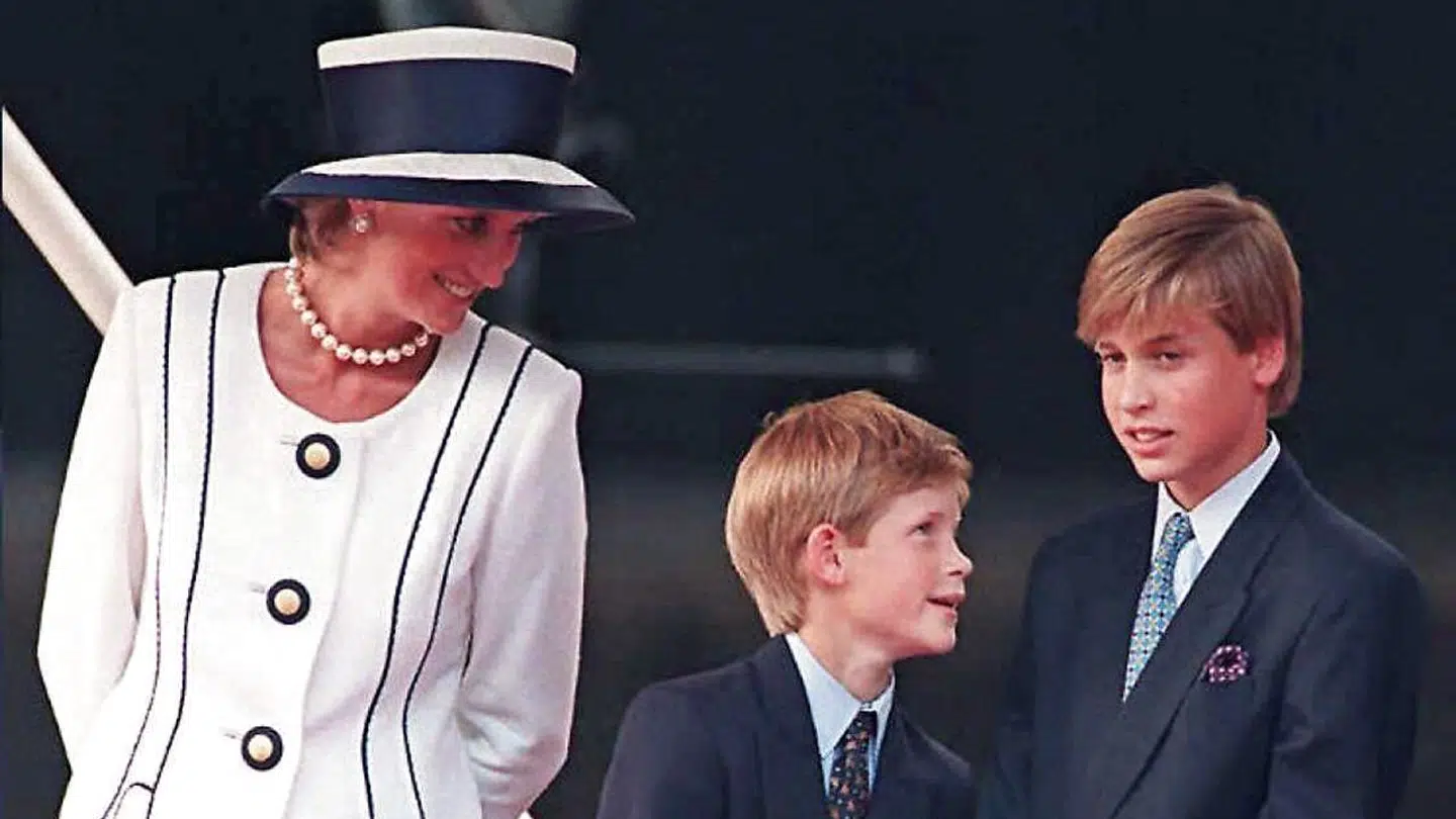 Da Diana levede virkede hendes sønner til at være meget tætte.