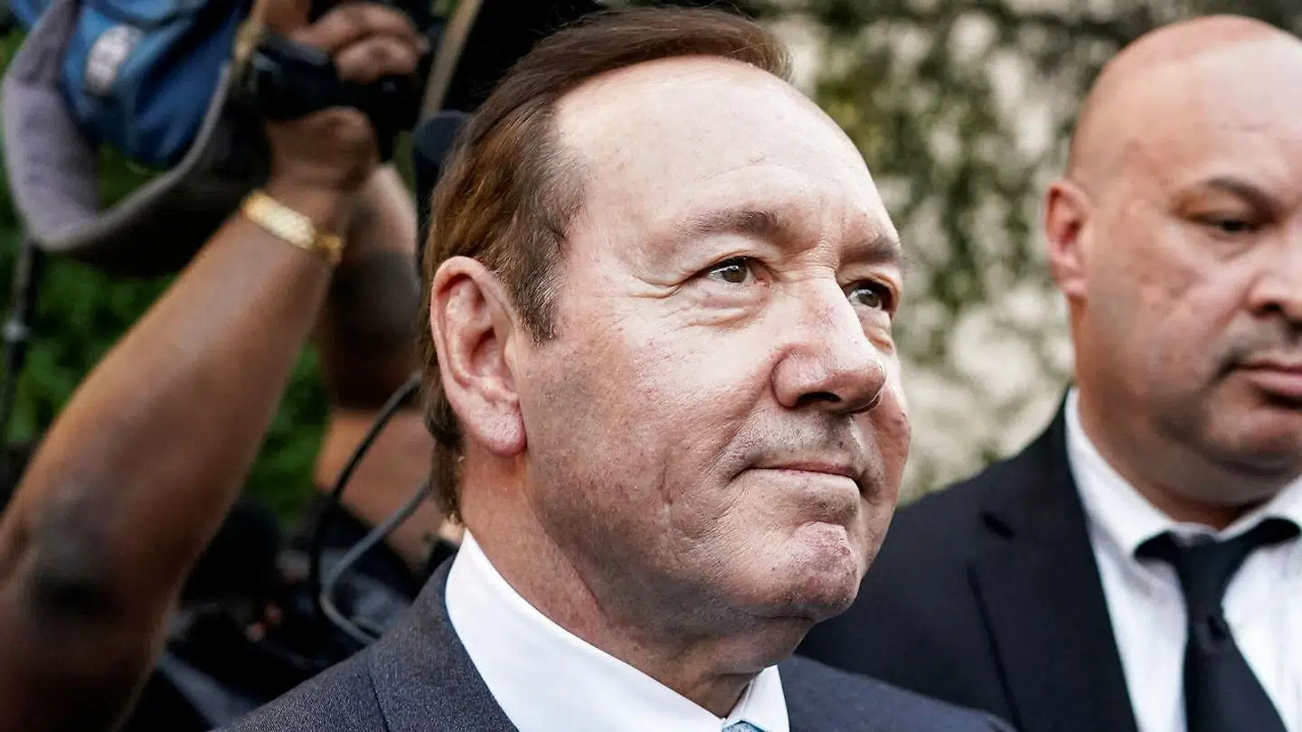 Kevin Spacey under det civile søgsmål i retten i New York torsdag 6. oktober, hvor Anthony Rapp anklager ham for at have begået overgreb på ham, da han var en bare 14 år gammel dreng.