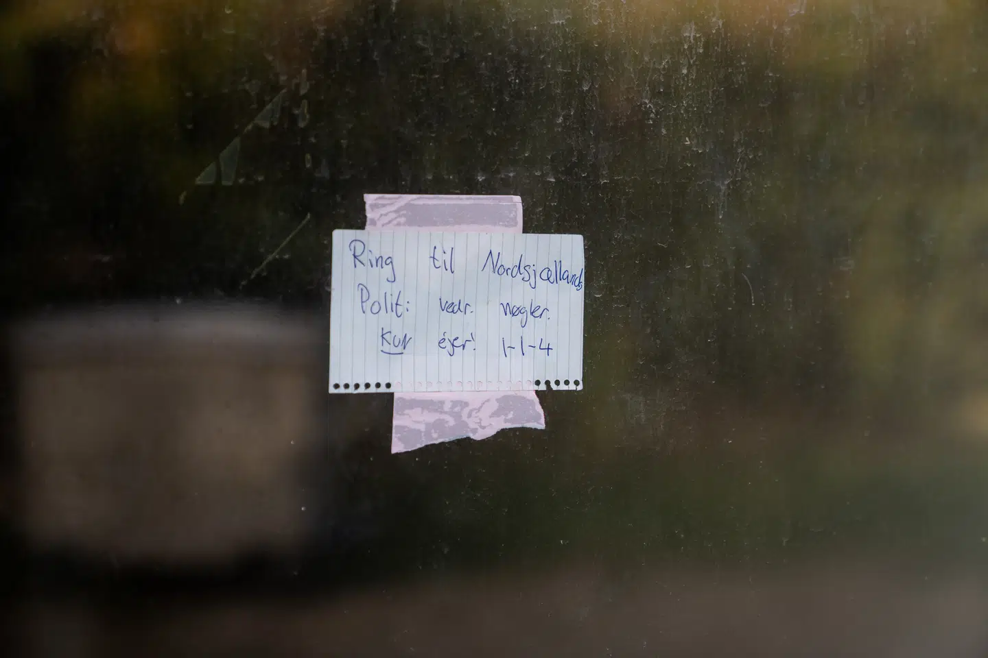Politiet var torsdag forbi adressen. Foto: Byrd / Kasper Løjtved