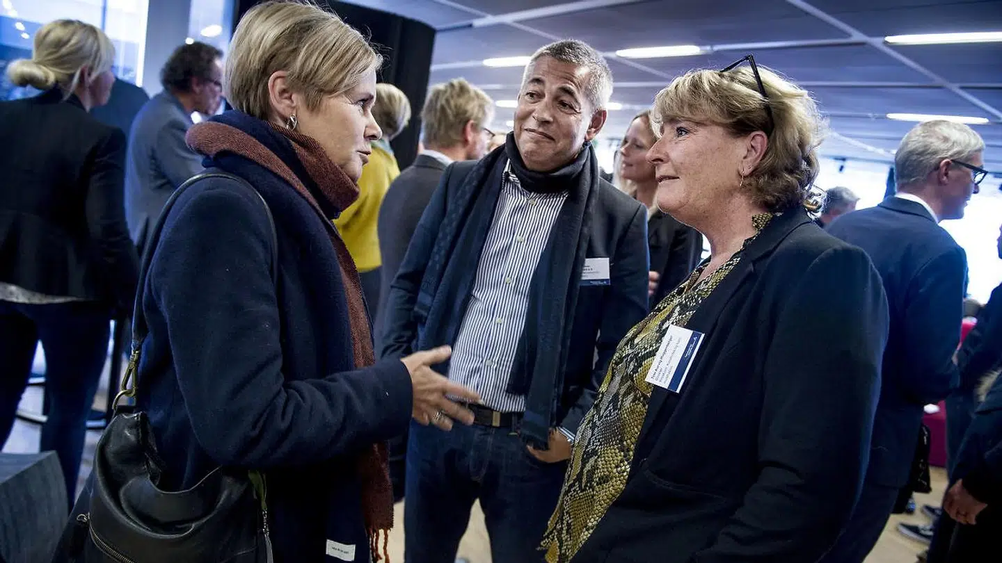 Tine Aurvig-Huggenberger (th.) tilbage i 2018.