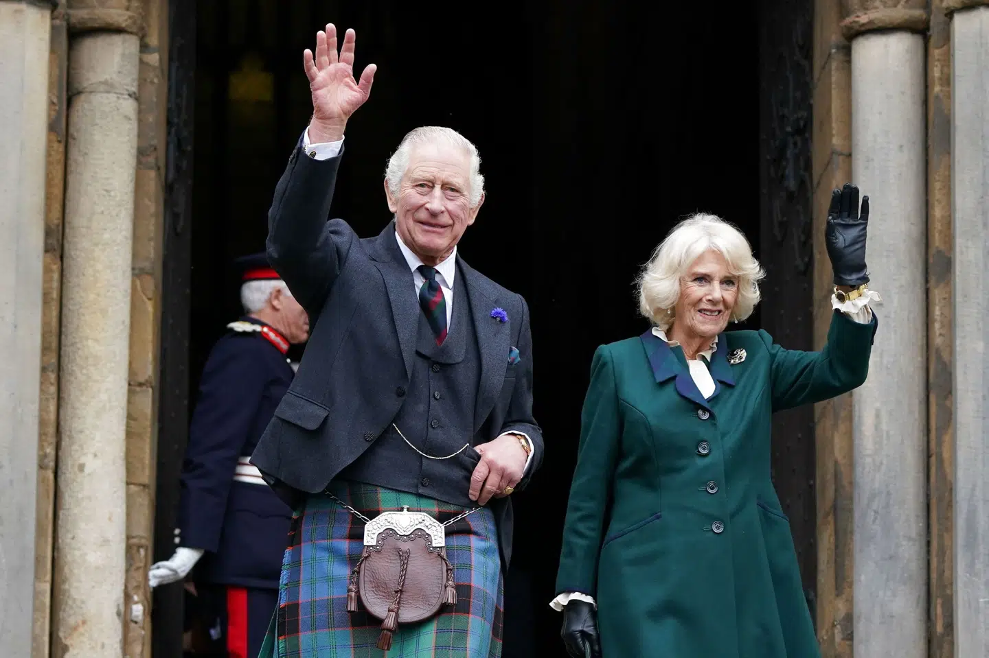 Lidt over en måned efter dronning Elizabeths død meddeler det britiske kongehus, at den officielle kroning af kong Charles og dronning Camilla vil finde sted i London 6. maj 2023. (Arkivfoto). Andrew Milligan/Ritzau Scanpix