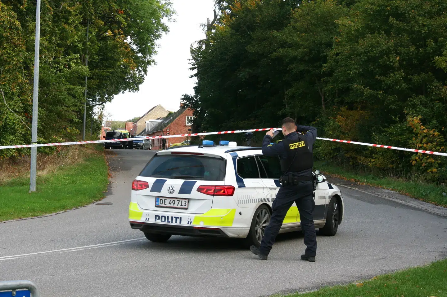 En 53-årig mand blev mandag fundet dræbt i sit hjem på Chr. Winthersvej i Vordingborg. Fire personer blev onsdag anholdt. Presse-Fotos.dk/Ritzau Scanpix