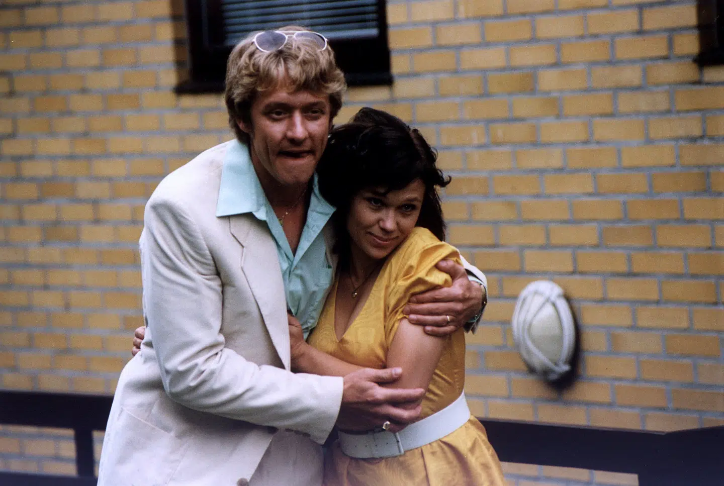 Sammen med Henrik Lykkegaard i filmen ’Bornholms stemme’. Foto Scanpix Denmark