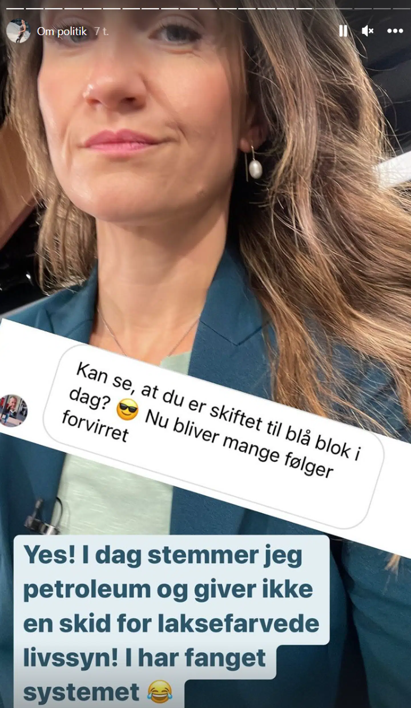 Gertrud Højlunds instagram opdatering.