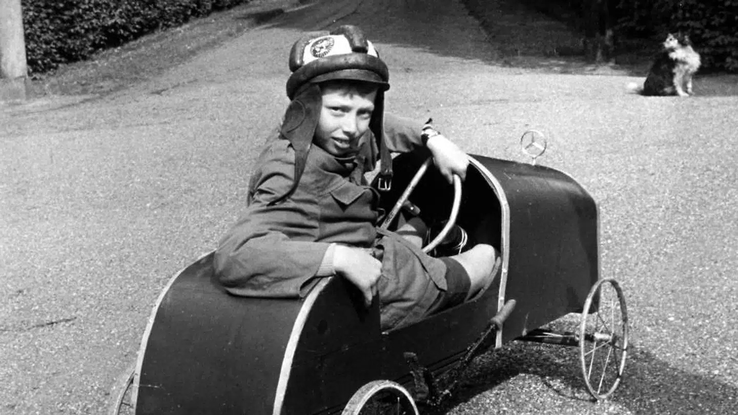 Prins Ingolf som barn på Sorgenfri Slot, hvor han voksede op.