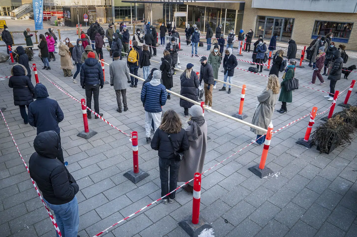 Testindsatsen under corona har samlet kostet 17,8 milliarder kroner, viser tal fra Danmarks Statistik. Søren Bidstrup/Ritzau Scanpix