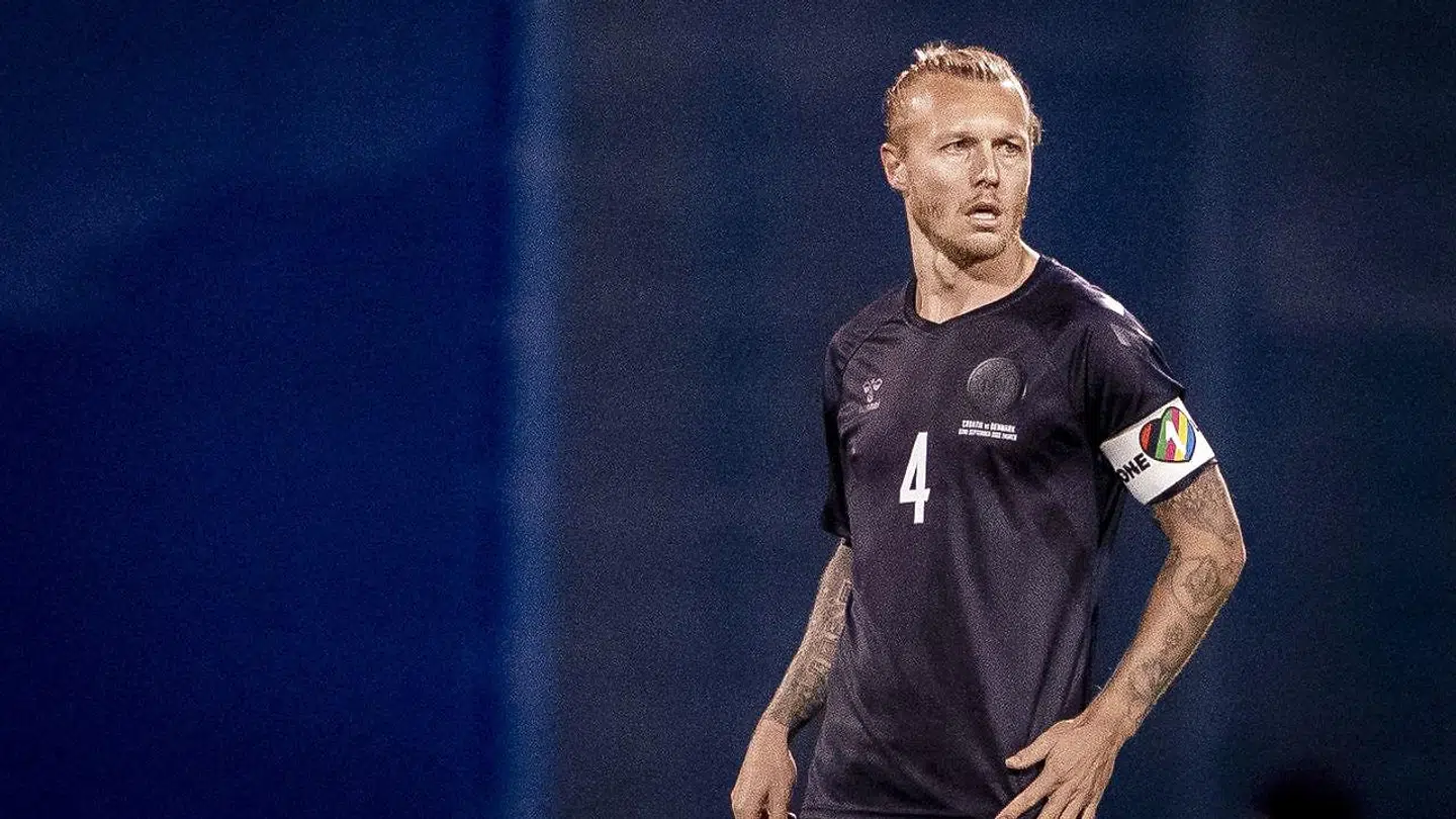 Simon Kjær i landsholdets ene VM-trøje.