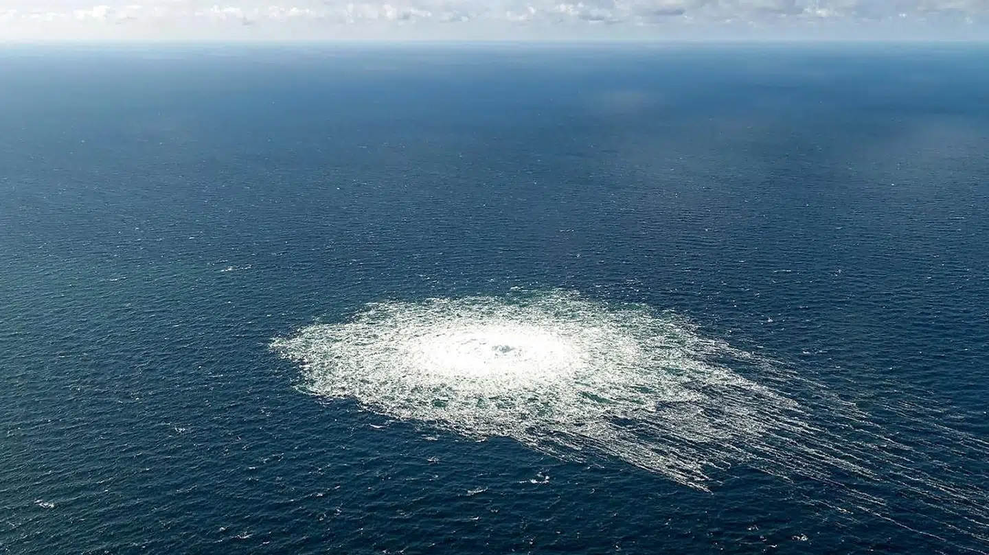 Gaslækket i Østersøen har fået havet til at boble