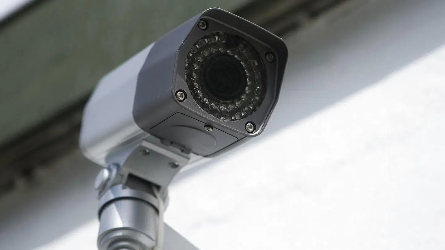 Overvågningskamera.