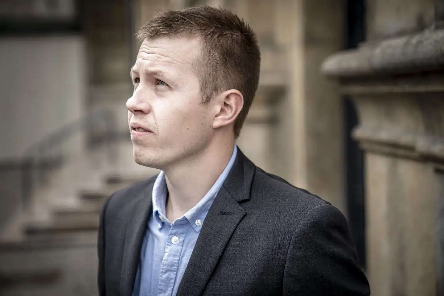 Minkavler Martin Korsbæk inden møde i miljøministeriet, fredag den 23. september 2022. Fra nytår bliver det igen lovligt, dog med restriktioner, at avle mink i Danmark. (Foto: Mads Claus Rasmussen/Ritzau Scanpix) Mads Claus Rasmussen/Ritzau Scanpix