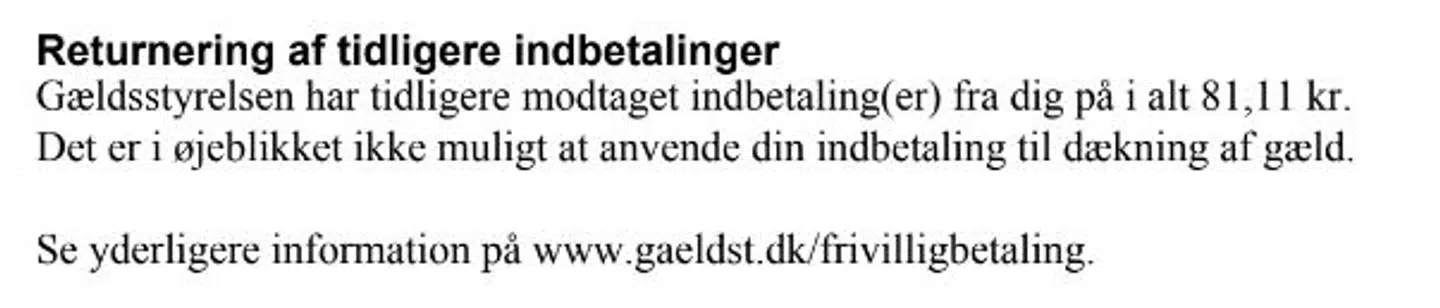 Gælden, som Gitte ikke kan få ud af verden.