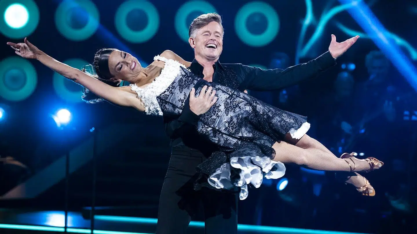 Caspar Phillipson og Malene Østergaard dansede fredag en cha cha cha.