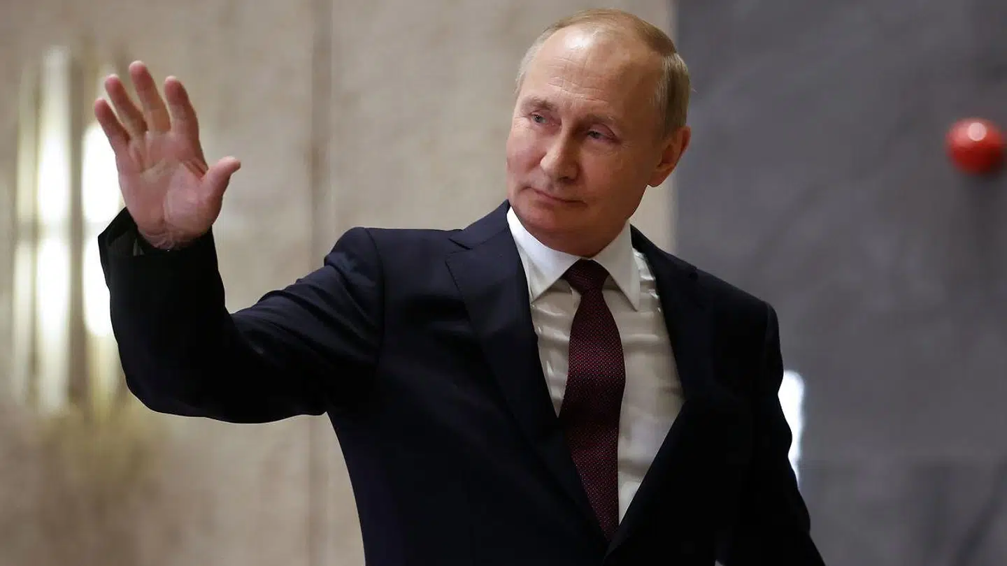 Arkivfoto af Vladimir Putin.