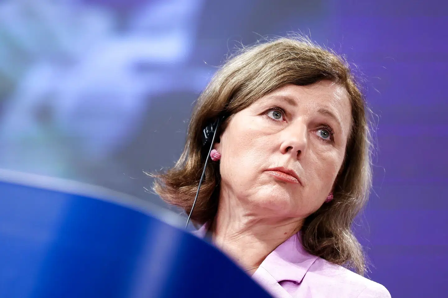 EU vil sikre uafhængigheden for medier i de 27 EU-lande med nye regler, siger EU-Kommissær for værdier og gennemsigtighed, Věra Jourová. Kenzo Tribouillard/Ritzau Scanpix