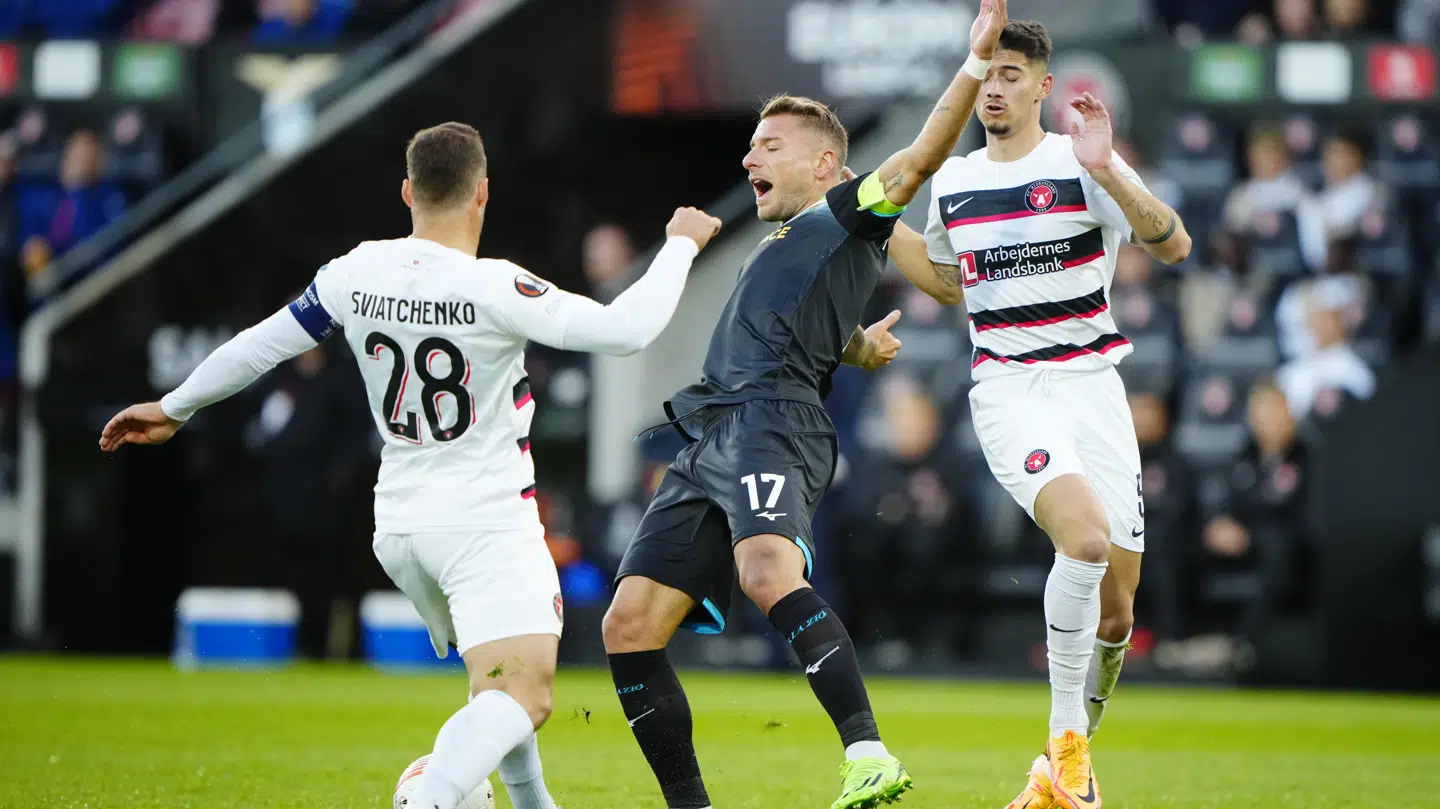 Lazio havde store problemer mod FC Midtjylland.