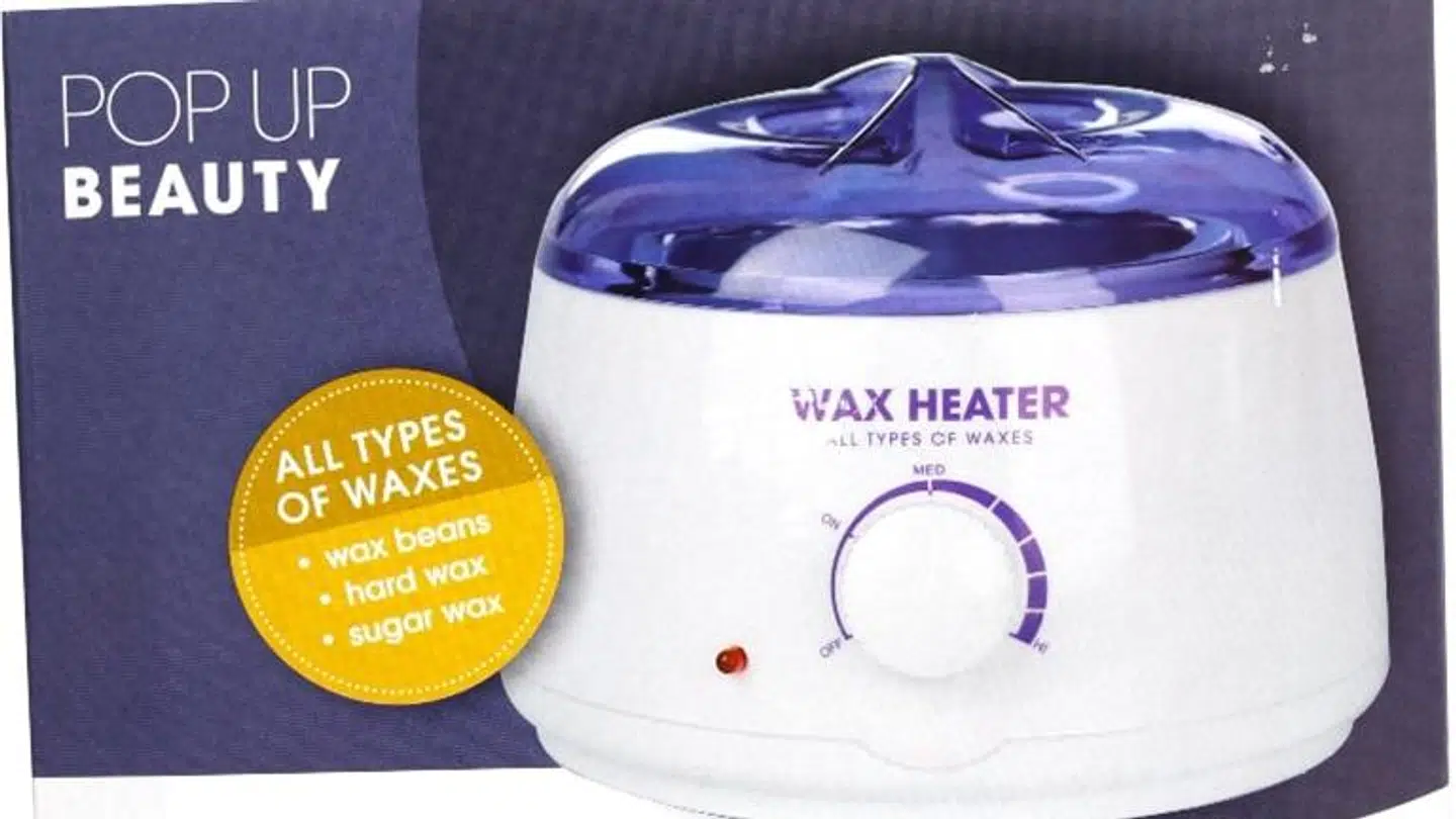 'Pop Up Beauty Wax Heater' bruges til voksning af ben. Foto: Normal