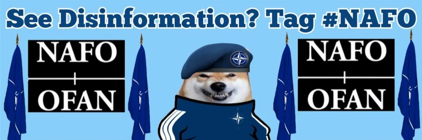 NAFO-meme, som skal give mindelser om NATO.