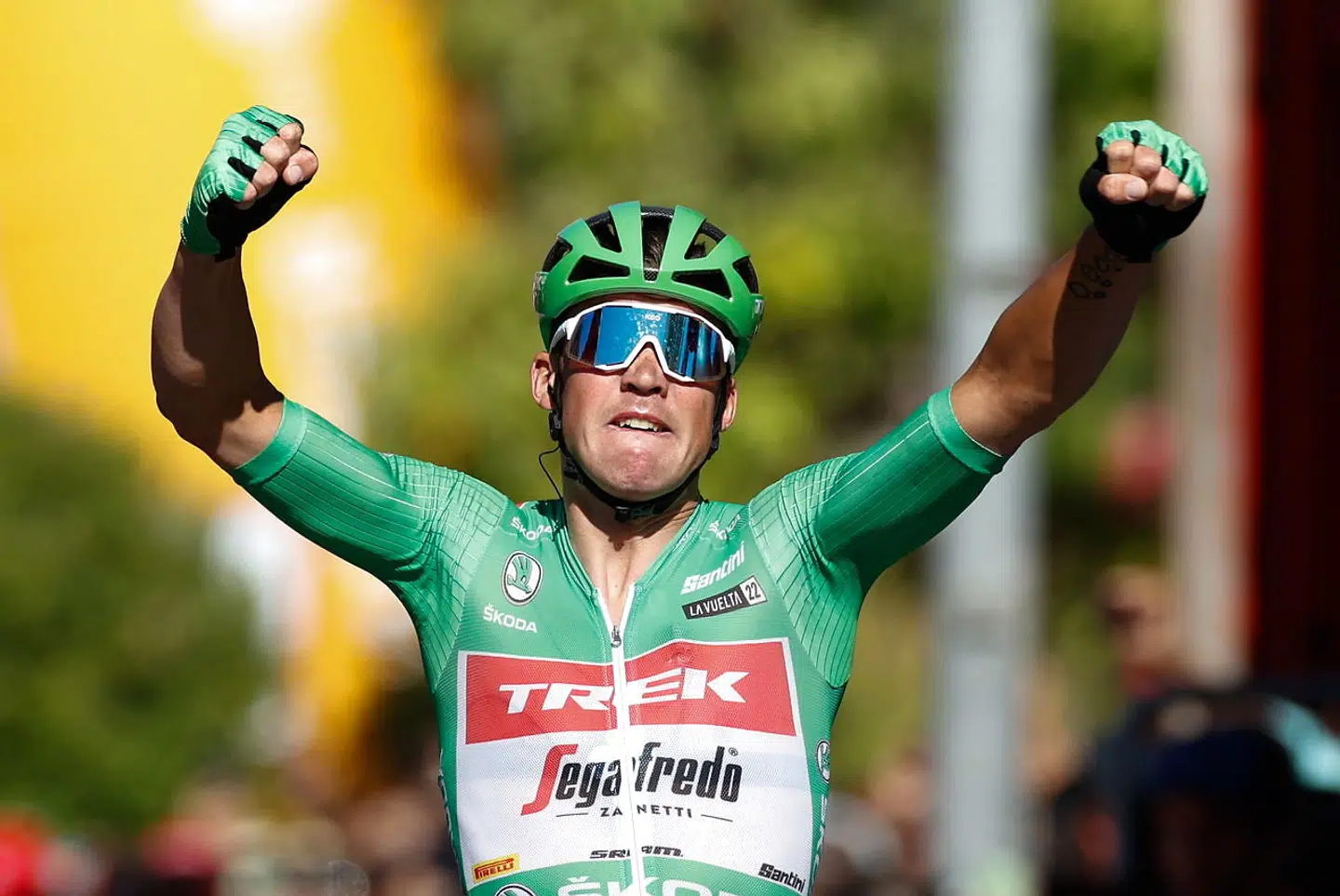 Mads Pedersen har vundet tre etaper ved Vuelta a España.