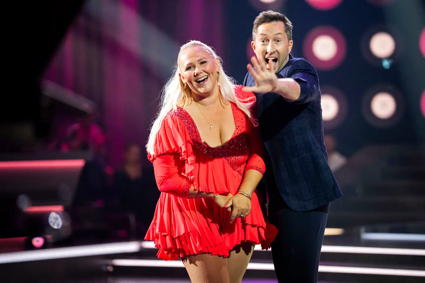 Cecilie Schmeichel med dansepartneren Damian Czarnecki.