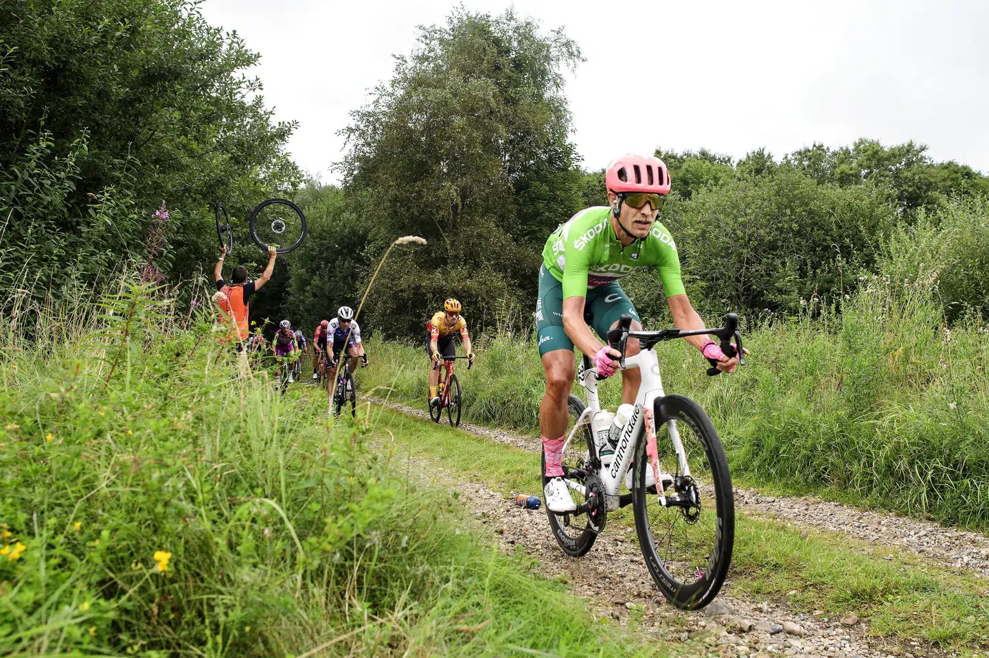 Magnus Cort er blandt de danske esser til VM. Her ses han under PostNord Danmark Rundt i august. Bo Amstrup / Ritzau Scanpix/Ritzau Scanpix