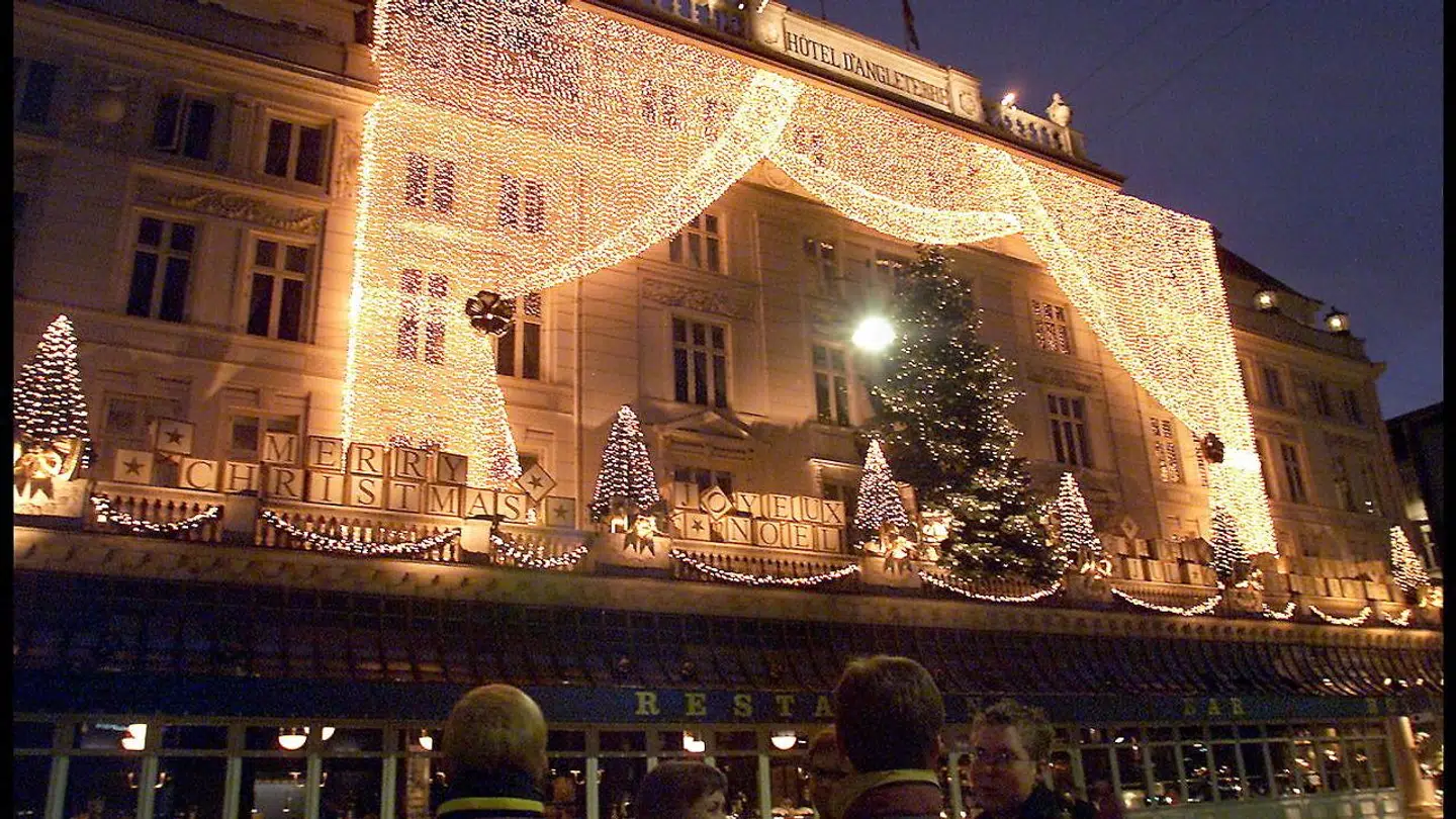 I 2001 var julefacaden på D'Angleterre noget mere prangende, end den kommer til at blive i år.