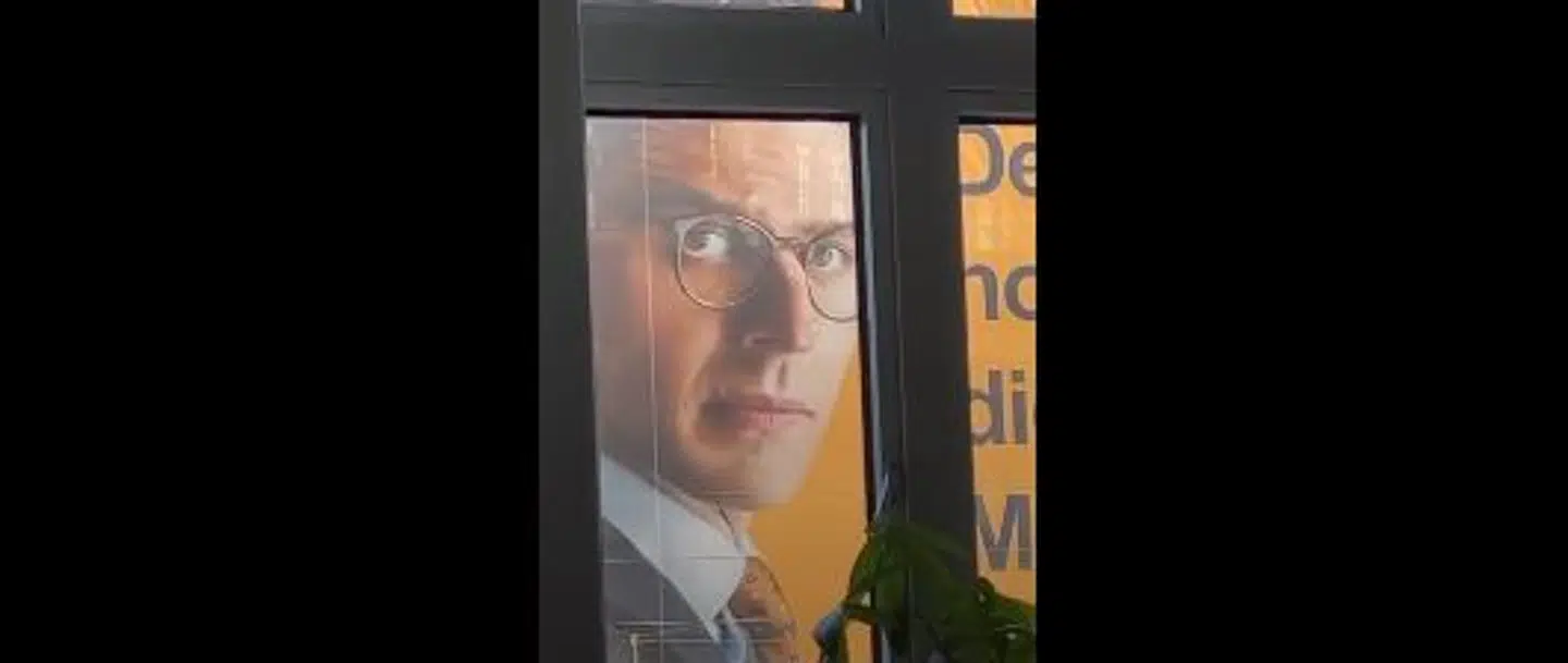 Udsigten fra Hadjera Smajlovic' lejlighed.